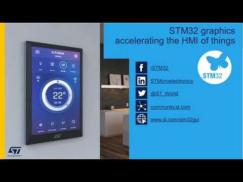 Graphics on STM32: tools for embedded GUI design and development {On-demand webinar}